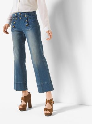 Michael kors best sale cropped jeans