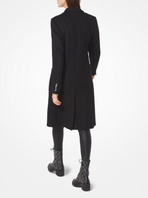 Michael kors wool store blend officer's coat