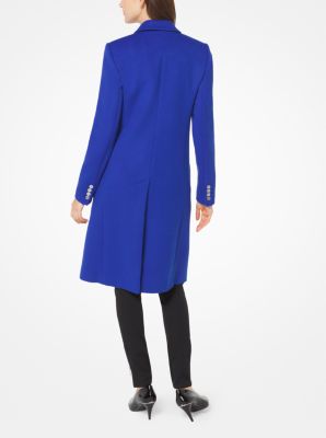 Michael kors wool blend officer's coat online