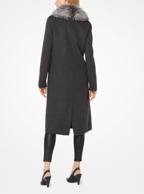 Double-Face Wool-Blend Coat