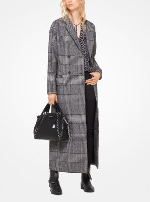 Michael kors sale plaid coat