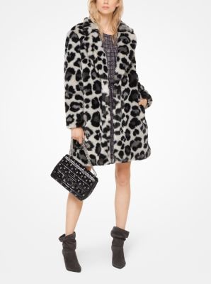 Michael kors best sale leopard jacket