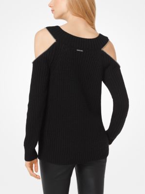 Michael kors cold clearance shoulder sweater