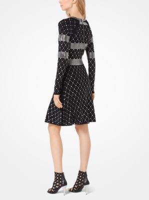 Michael kors stud trim dress online