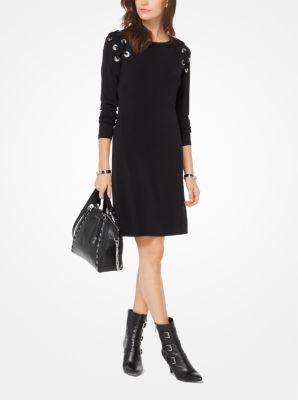 michael kors black shift dress