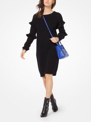 michael kors black sweater dress