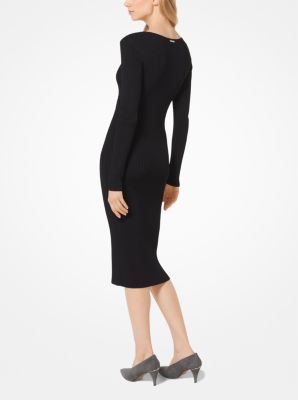 michael kors ribbed sweater dress