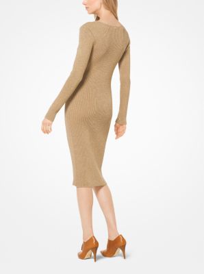 Michael kors store ribbed sweater dress