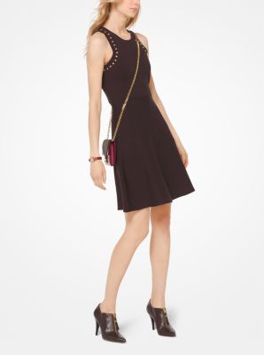 Michael kors best sale stud trim dress