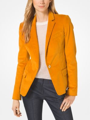 Michael kors hot sale velvet blazer