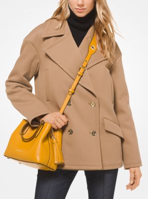 Stretch-Twill Peacoat