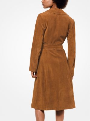 Michael kors suede coat new arrivals