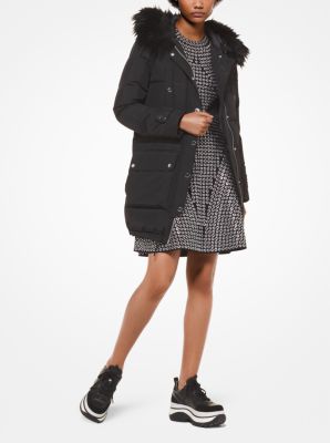 Faux Fur-Trimmed Parka