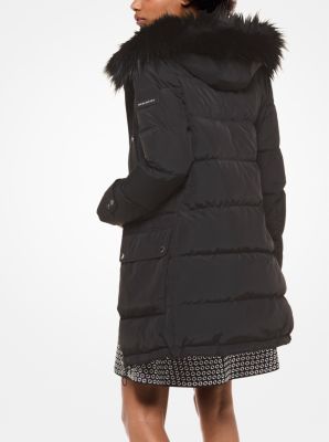 Faux Fur-Trimmed Parka