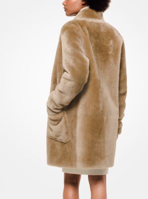 Shearling Cocoon Coat