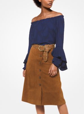 Michael kors off the shoulder top discount