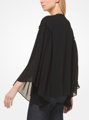 Georgette Bell-Sleeve Top