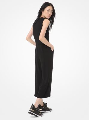 kors michael kors cady belted jumpsuit