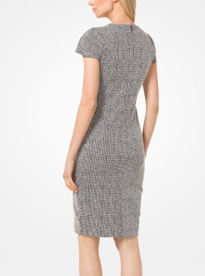 Check Jacquard Dress