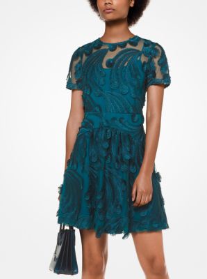 michael kors turquoise dress