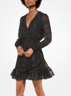 Michael kors hot sale ruffle dress