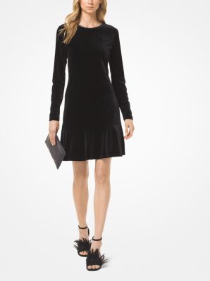 Michael kors deals crushed velvet dress