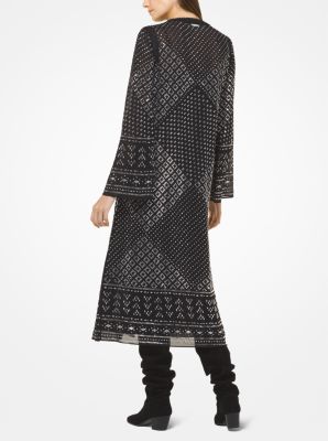 Michael kors studded georgette caftan new arrivals