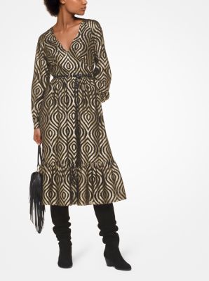 michael kors jacquard dress