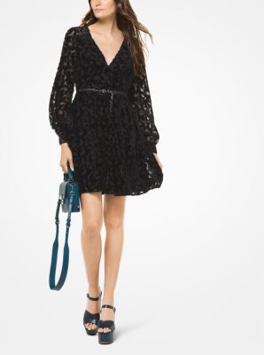 michael kors velvet dress