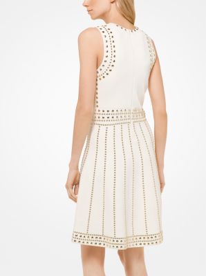 Michael kors cheap studded jersey dress