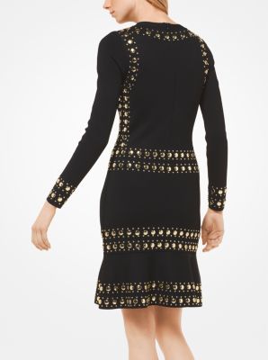 Robe en viscose clout&eacute;e