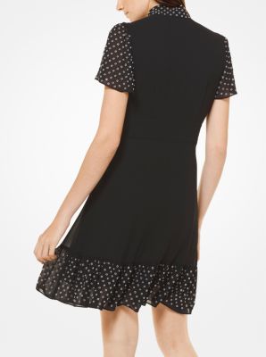 Michael kors discount tie neck dress