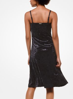 Michael kors cheap crushed velvet dress