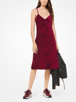 Michael kors best sale crushed velvet dress