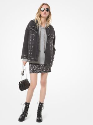 michael kors studded jacket