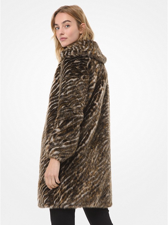 Safari Faux Fur Coat