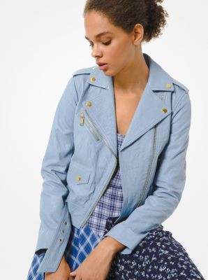 michael kors chambray jacket