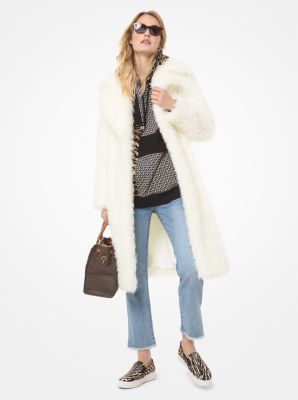 michael kors mongolian fur coat