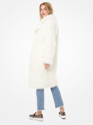 Michael kors deals mongolian fur coat