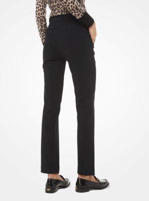 Pantalon court en viscose extensible