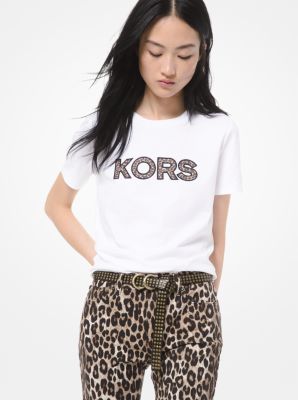 Michael kors clearance leopard shirt