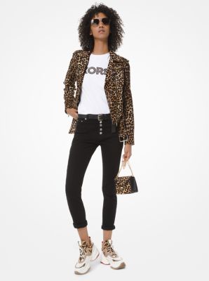 Michael kors on sale cheetah sneakers