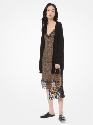 cotton blend cardigan