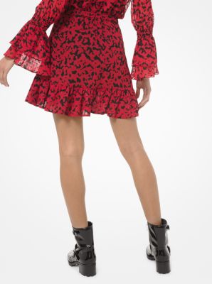 michael kors skirts red