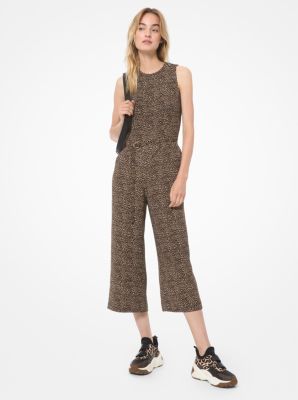 Michael kors animal print jumpsuit new arrivals