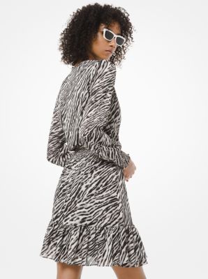 michael kors zebra print dress