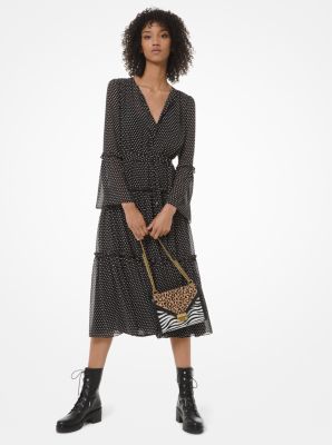 michael kors tiered dress