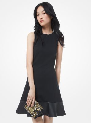 Michael kors pointelle trim flounce clearance dress