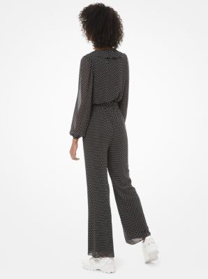 michael kors polka dot jumpsuit