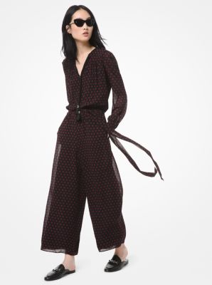 michael kors wide leg jumpsuit